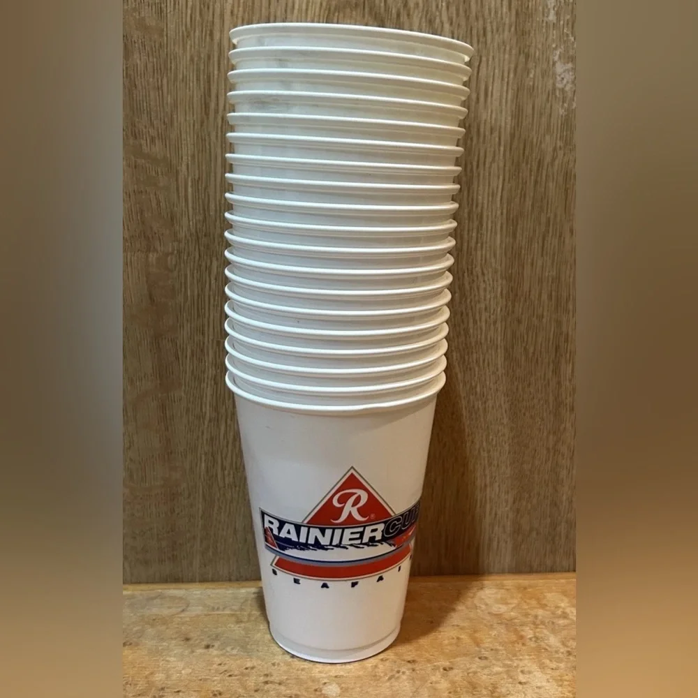 SOLO Cup Rainier Beer Hydro Race Commemorative 12oz Plastic Cups SeaFair 18 Cups